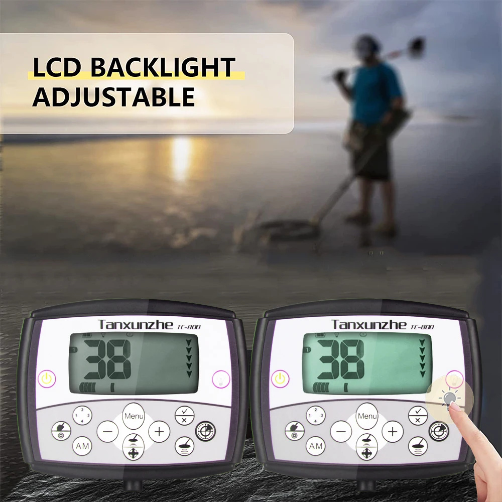 Detector de metais do ouro da sensibilidade alta profissional, tesouro com tecnologia da única frequência