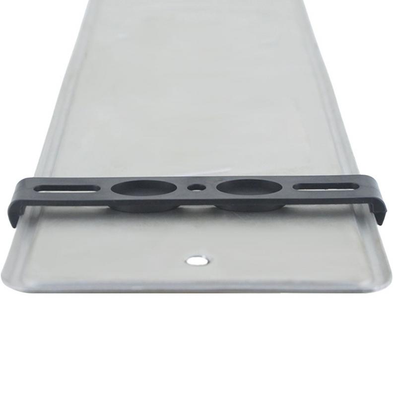 フレームレスナンバープレートホルダーマウント 4 個耐候性車タグホルダー車タグフレームフロントとリア車タグ外装