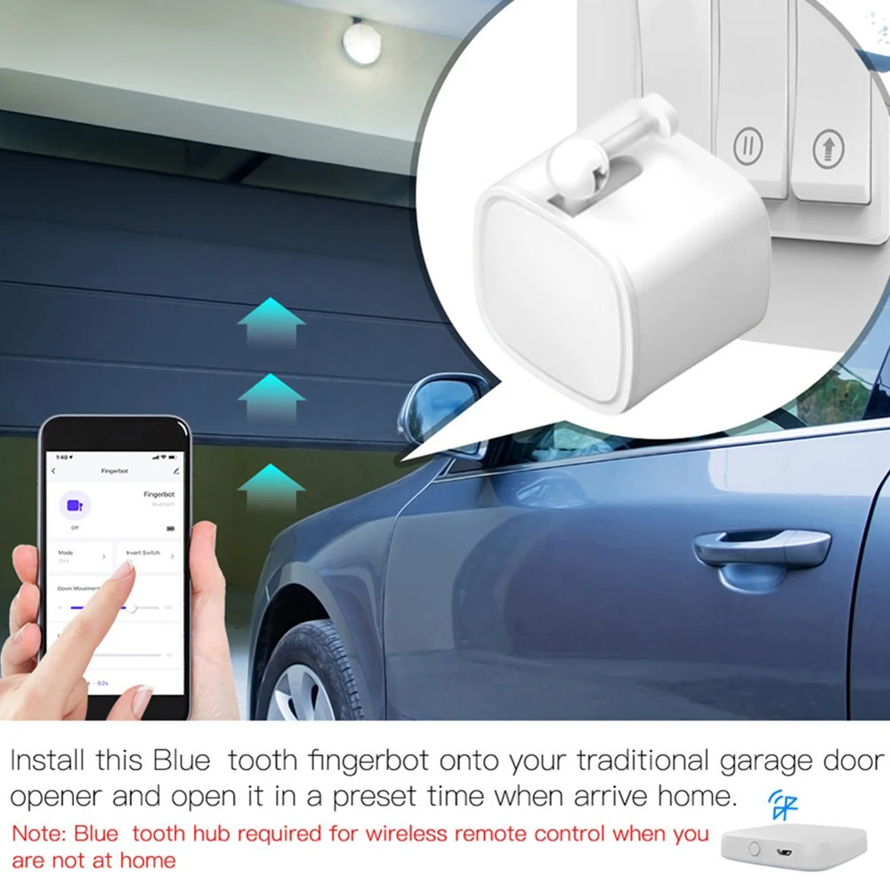 Tuya Bluetooth Finger Robot Switch Button Pusher Smart Life APP Fingerbot Arms Draadloze schakelaar Bot APP Control Pusher Bluetooth