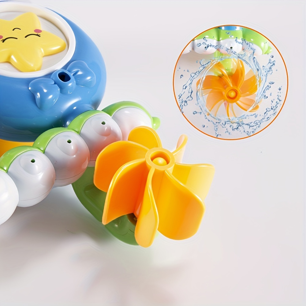 Durable and Interactive Monkey Caterpillar Bath Toys for Boys and Newborns - Multi-Color and Summer Fun Bathtubs gift，indoor