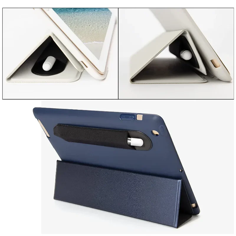 Soporte Universal para lápiz adhesivo para Apple IPad IPencil 2 1 funda autoadhesiva bolsa adjunta funda portalápices