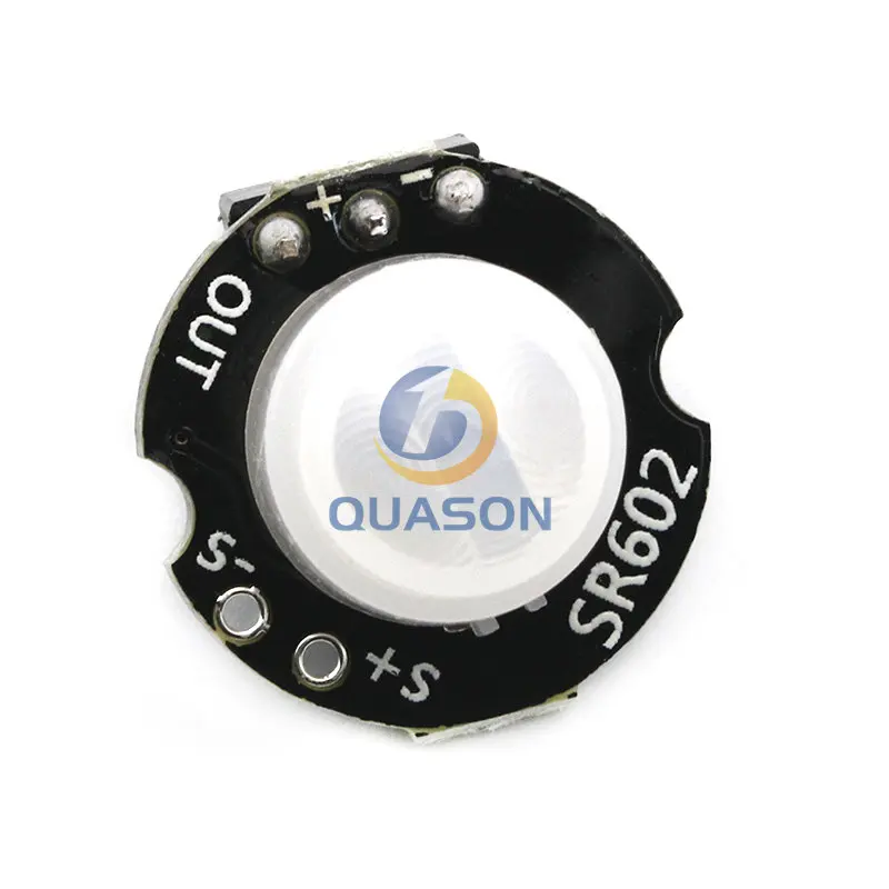 SR602 MINI Cảm Biến Chuyển Động Báo Module Pyroelectric Hồng Ngoại PIR Bộ Cảm Quan Công Tắc Chân Đế Cho Arduino Diy Với Ống Kính