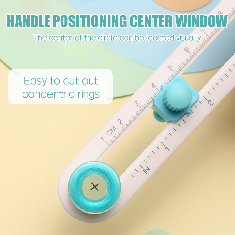 360 조정 가능한 절단 라운드 나이프 저널 사진 원형 커터 스크랩북 커터 원형 종이 스크랩북 카드 커터