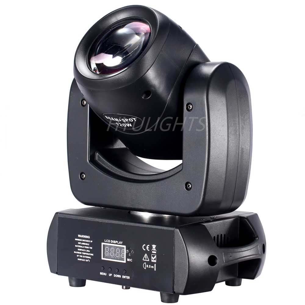 LED 120W Feixe Spot WashGobo 8 Face Roto Prism Moving Head Lights Super Bright Dj Disco Light Stage Light