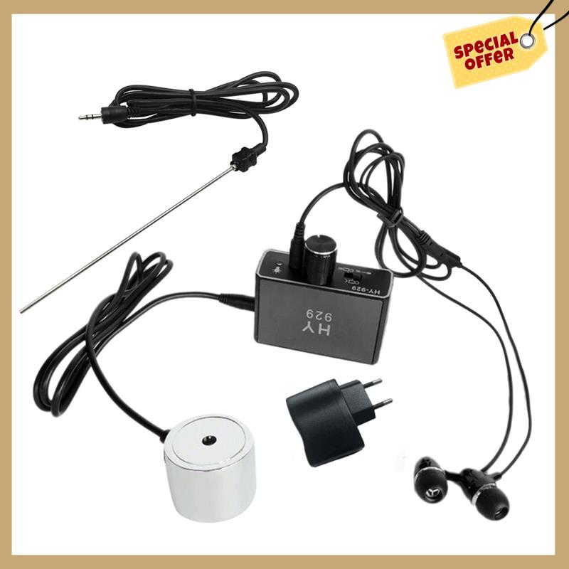 Water Pipe Leak Detector Sensor High Sensitivity Locator Forsite Construction EU Plug