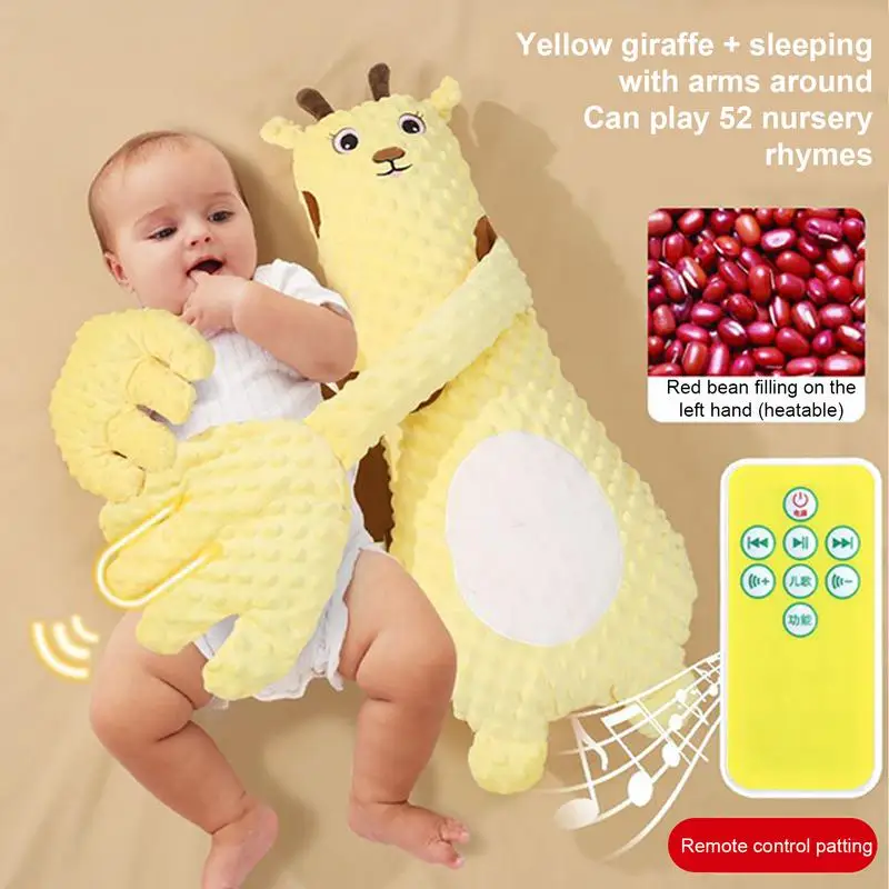 Upgraded Electric Baby Sleep Patting Doll With music Soothing Palm Remote Control Baby Hand Pillow Adjustable baby Sleep Soother