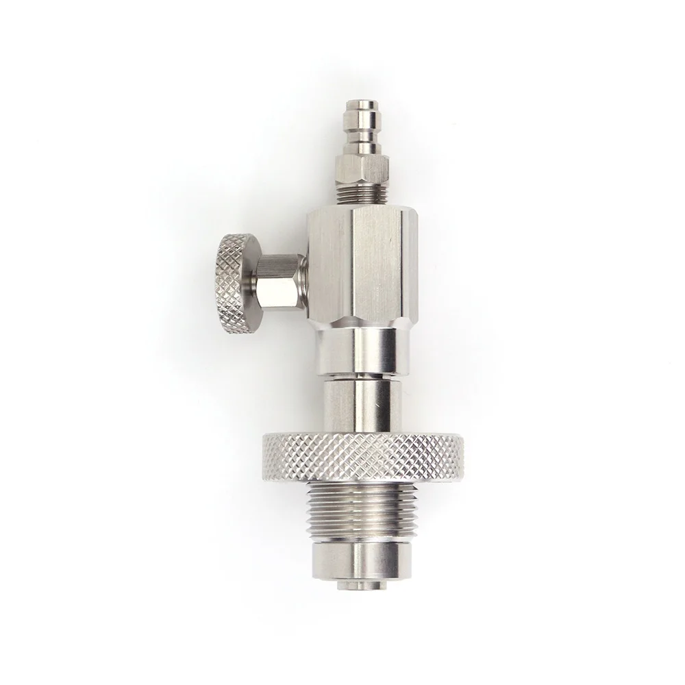 Diving Scuba Din300 Filling Station 5/8BSP Connector Big Bottle To Small Bottle Charging Adapter With Quick Plug