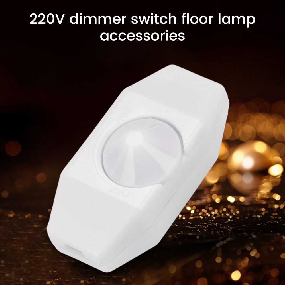 Regulador de intensidad Led de 220V, 60W/300W, perilla de controlador ajustable, interruptor de cable de atenuación, enchufe en mesa, luz de suelo, atenuación de encendido y apagado