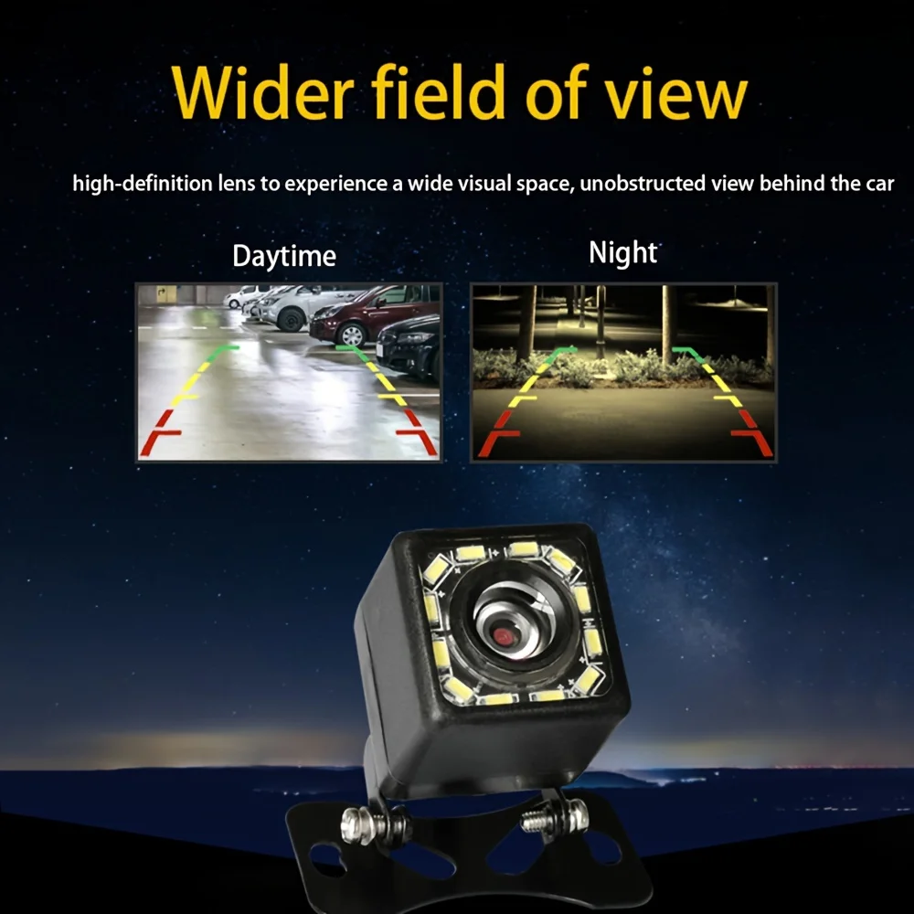 Car reversing camera, high-definition 1080P, optional high-definition night vision, suitable for various vehicle models
