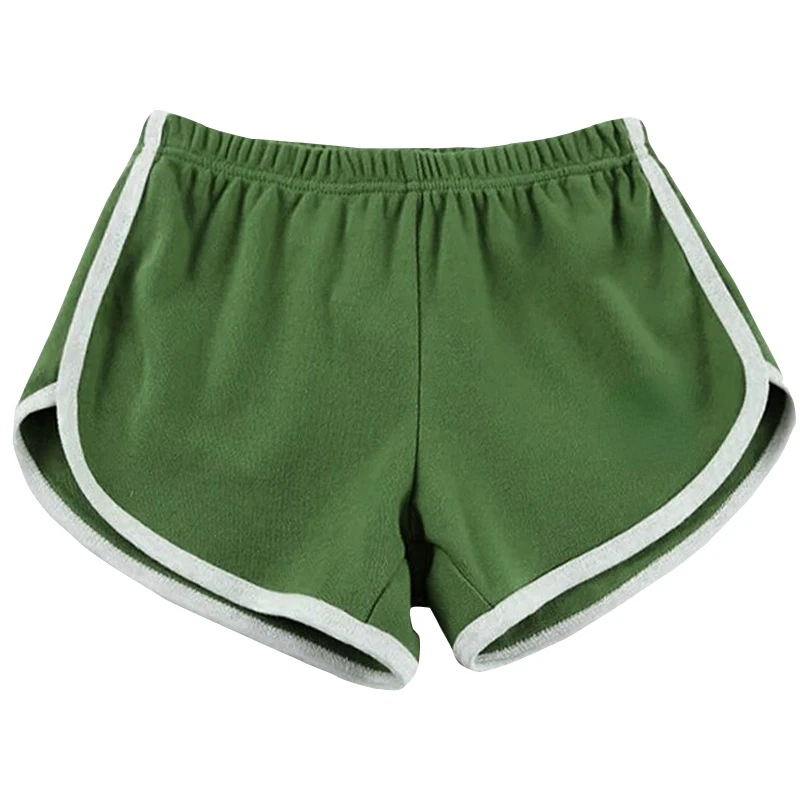 Pantalones cortos deportivos para mujer, Shorts transpirables de Color sólido, informales, elásticos, para correr, Verano