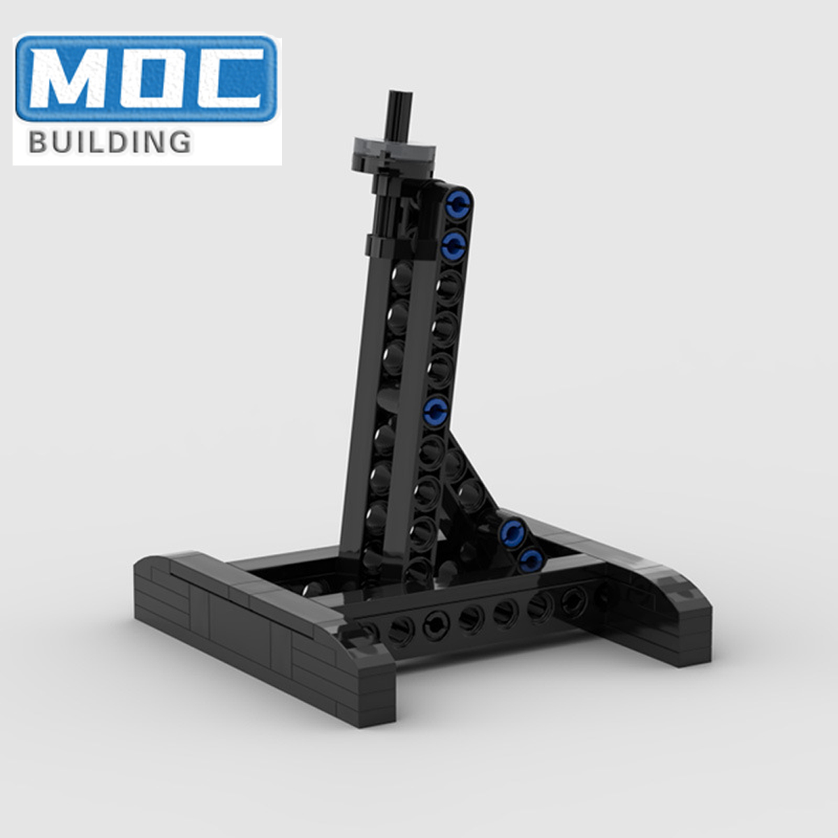 Fighter bracket model creative MOC assembly building blocks, DIY creative toys, a very good gift for building block lovers