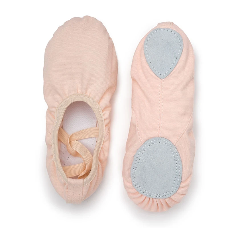 Sapatilhas de balé de lona para mulheres e crianças, chinelos de dança com sola macia, profissionais e treinamentos