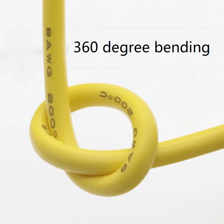 1M/5M Nhiệt Cáp 30 28 26 24 22 20 18 16 15 14 13 12 10 AWG Cực Mềm Dây Silicone Cao Nhiệt Độ Linh Hoạt Đồng