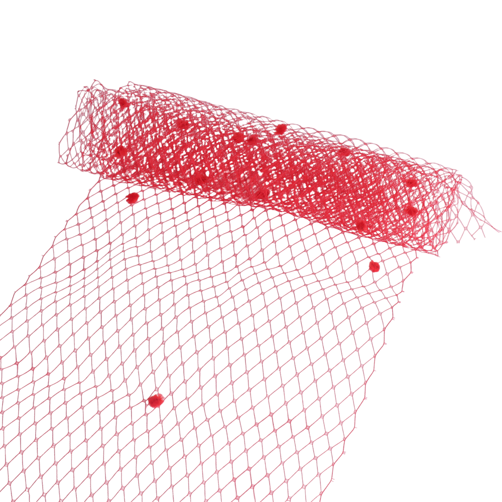 女性用ドット付きニットウェア,ウェディングベール,DIYヘアアクセサリー,10インチ,25cm