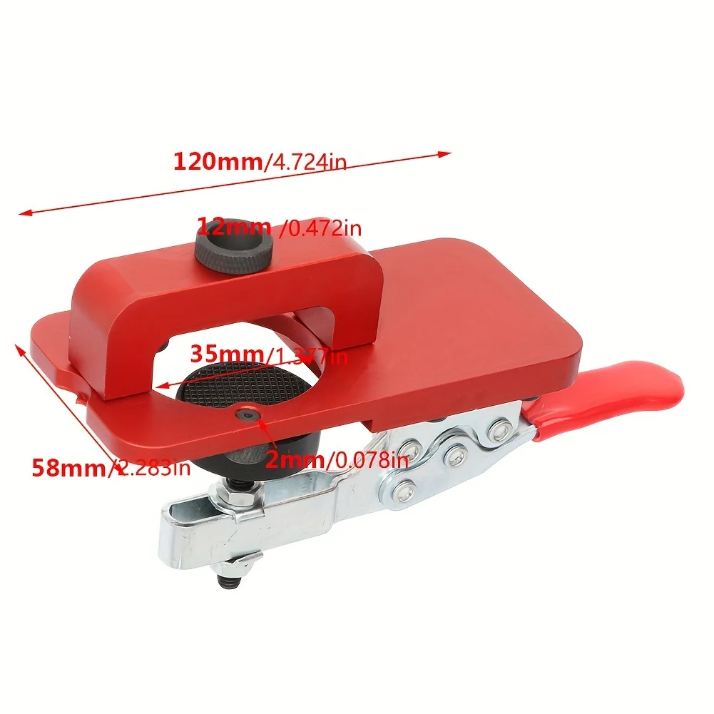 35mm Concealed Hinge Drilling Jig Guide Hinge Hole Drilling Guide Carpenter Woodworking Tool Hole Opener Locator Door Cabinet