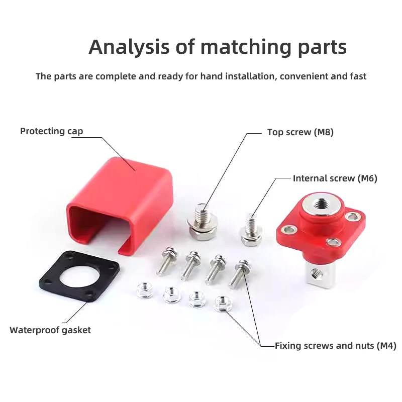 New energy storage High Current Energy Storage Terminal Battery Connector Electric Cable Terminal Block 100/120/150/200/300A