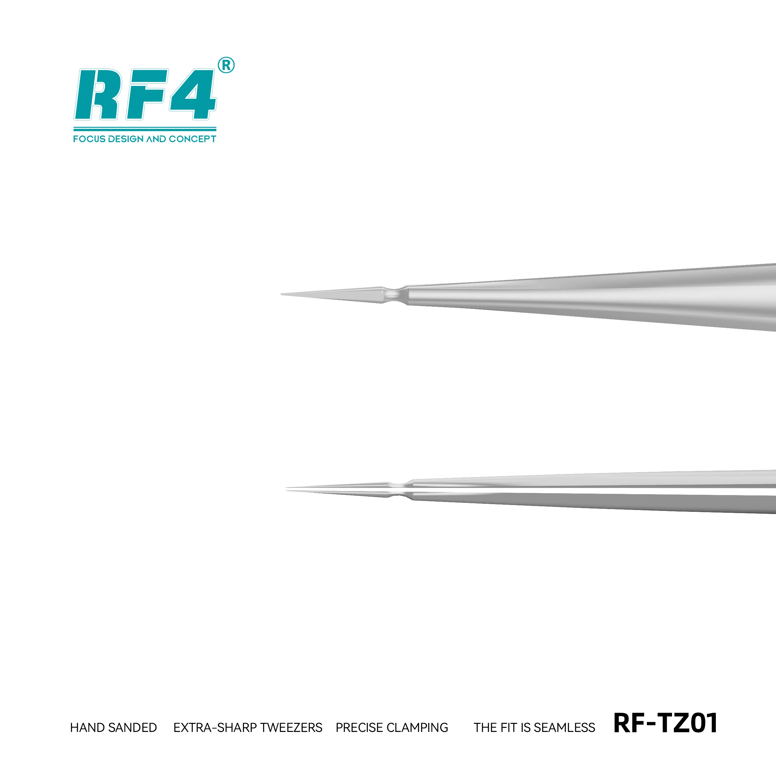 RF4 RF-TZ01 New Ultra Sharp Tweezers for High Precision Mobile Phone Repair Flying Wire Special Ultra Sharp Ultra Stable Tweezer