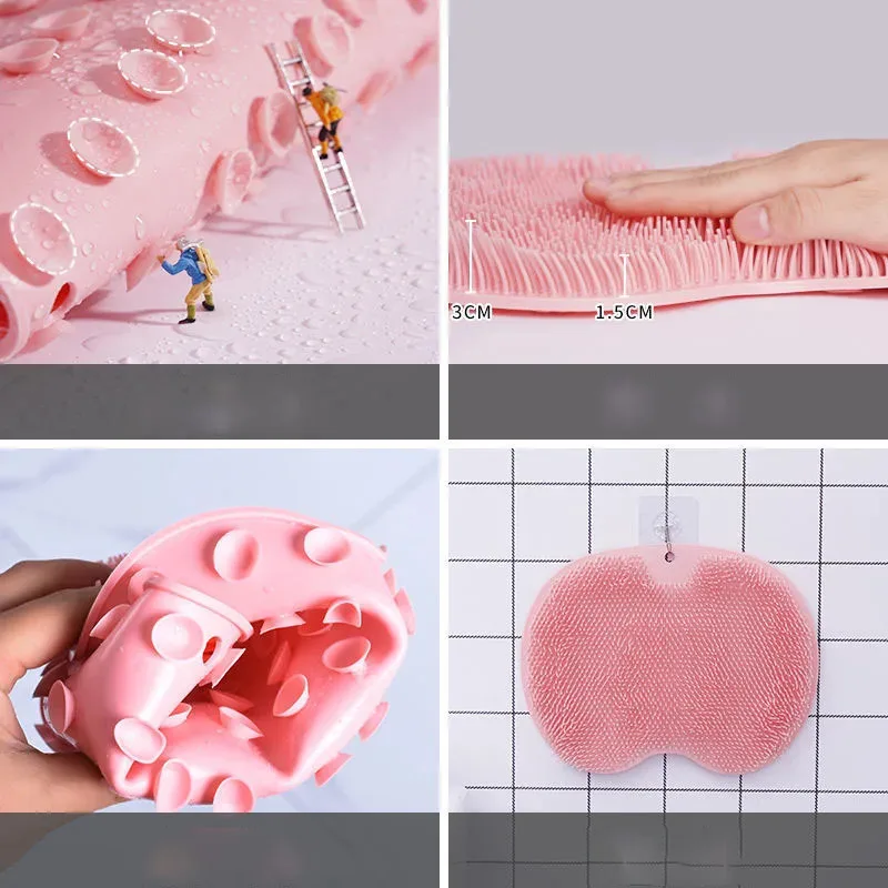1 stücke Faul Zurück Reiben Artefakt Wand Reiben Schlamm Bad Pinsel Reiben Artefakt Zurück Nicht Fragen Für Helfen Bad Handtuch schmerzlos Reiben Fuß Pad