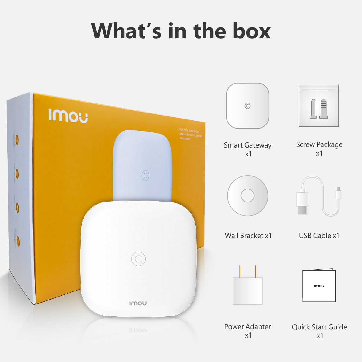 IMOU-Hub de Gateway Inteligente Zigbee, Controle Remoto Sem Fio, Wi-Fi e LAN, Multi-Modo para Alexa, Google Home, Smart Life, ZigBee 3.0