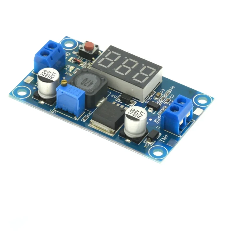 LM2596 Convertitore step down DC DC Regolatore di tensione Display a LED Voltmetro Adattatore buck da 4,0 ~ 40 a 1,25-37 V Alimentatore regolabile
