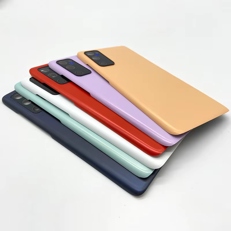 Cubierta trasera para batería Samsung s20fe, repuesto de cubierta de carcasa trasera de plástico para Samsung Galaxy S20 FE G7810 G781U G781B