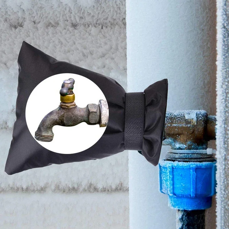 Ngoài Trời Ốp Xe Chống Đóng Băng Vòi Yếm Vòi Nước Bảo Vệ Sương Giá Chống Mùa Đông Tiết Kiệm Tập