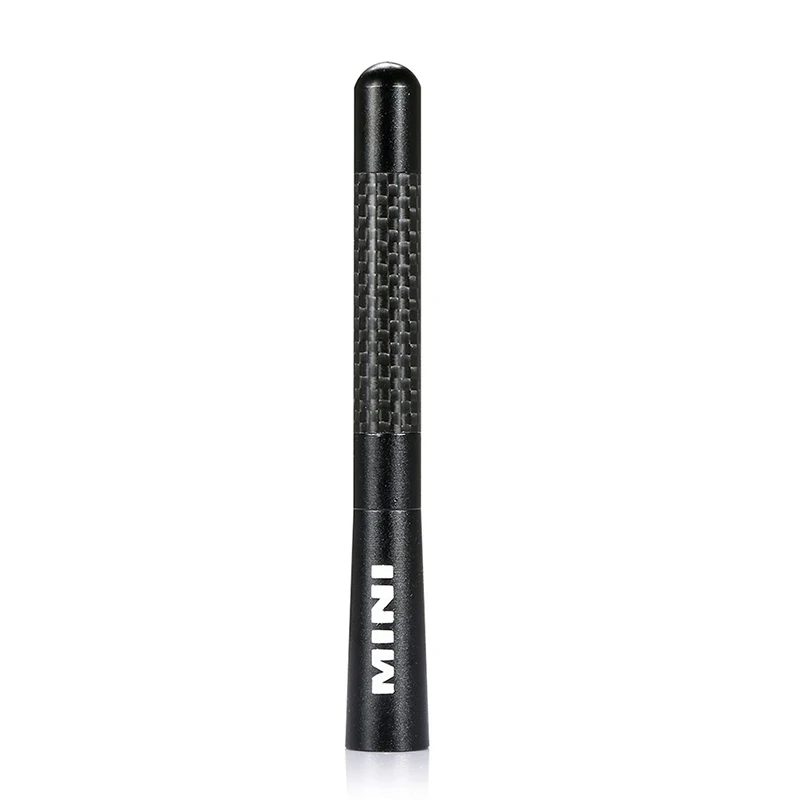 Für Mini Auto Dach Antenne Universal Dekoration Carbon Faser Antenne R55 R56 R60 R50 R53 F55 F56 F60 Styling Zubehör