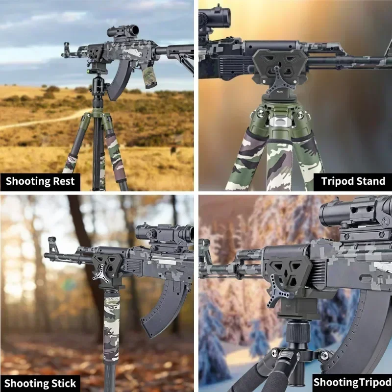 Premium Rifle Saddle Clip Adapter with Quick Release Board for Outdoor Hunting Stands - Durable and High-Quality Design