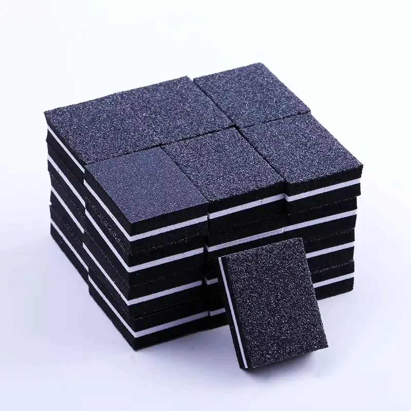เล็บบัฟเฟอร์ภาษาโปลิชคํา 50-10 ชิ้น Mini Buffing Sanding Files Block Pedicure Care ทําเล็บมือเล็บเท้าเล็บแฟ้มเครื่องมือเล็บ Charm