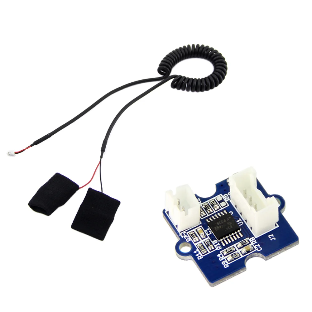 Galvanic Skin Response Skin Current Sensor GSR Kit Resistance Electrical Conductivity Fingertip Grove Detection Module 2pcs