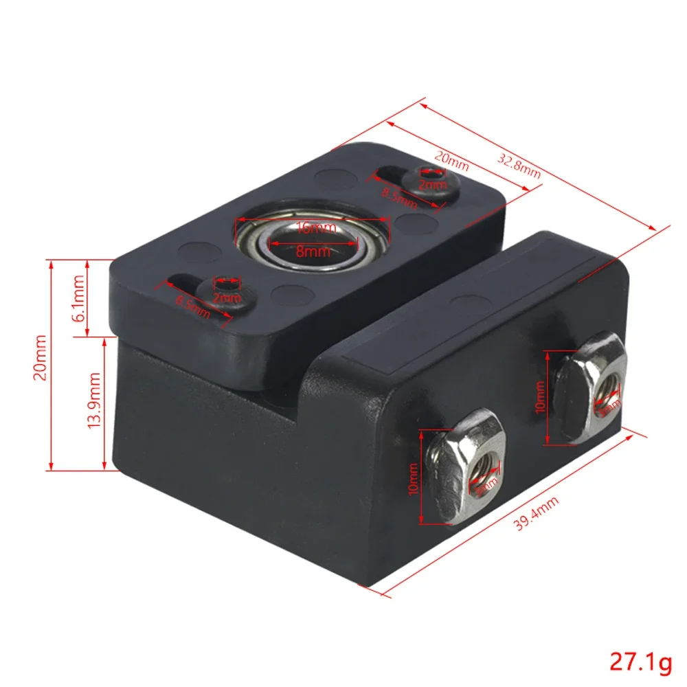 ชุด Ender 3 V2 Z-Axis T8 Leadscrew Top Mount Fixing Block Z-Rod แบริ่ง 3D ชิ้นส่วนเครื่องพิมพ์สําหรับ CR10/10S, Ender 3/3 Pro