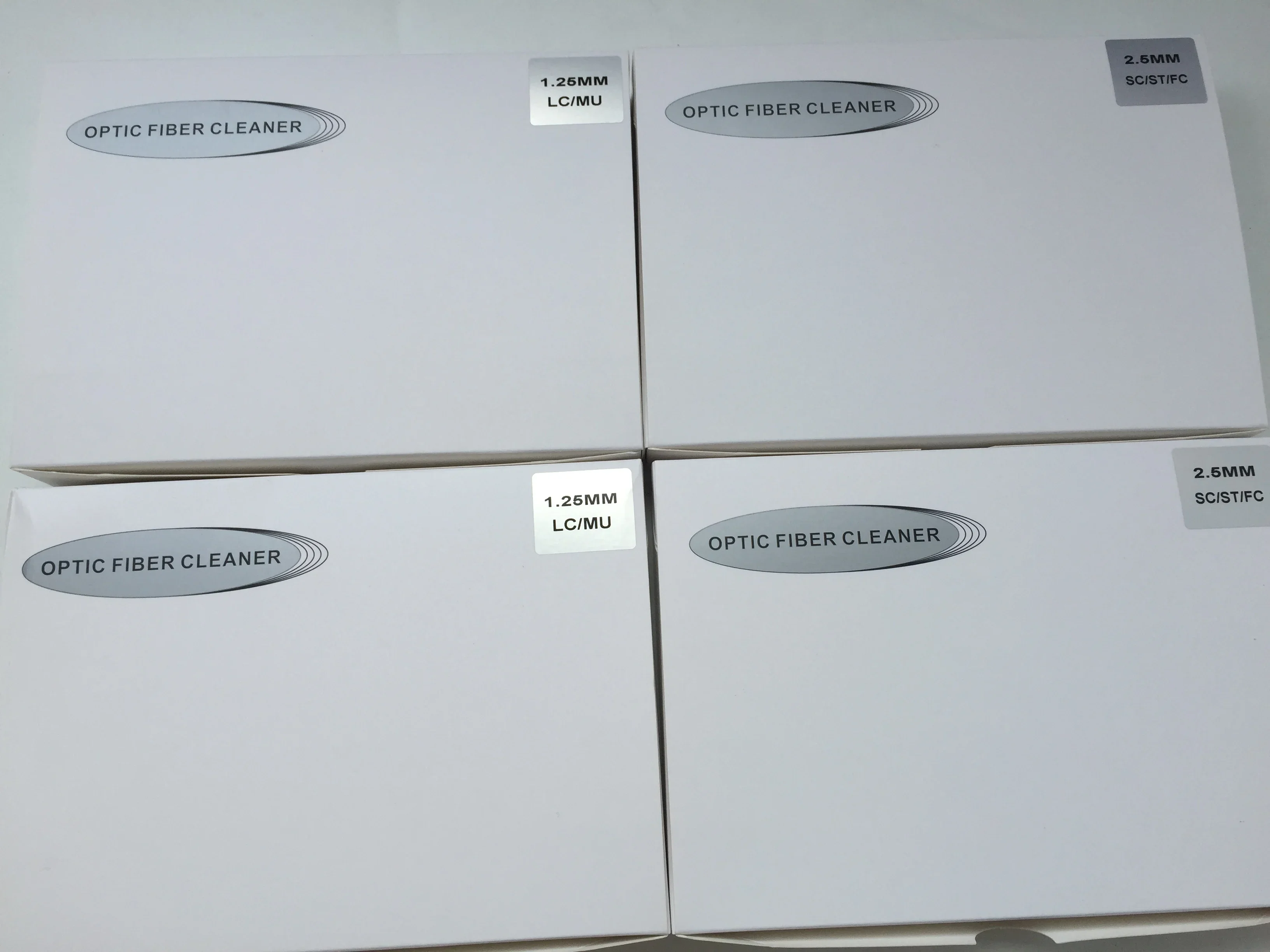 5 個 1.25 ミリメートル 2.5 ミリメートル LC SC FC ST ワンクリック光ファイバークリーナーペンコネクタアダプタとフェルール 800 回クリーニング