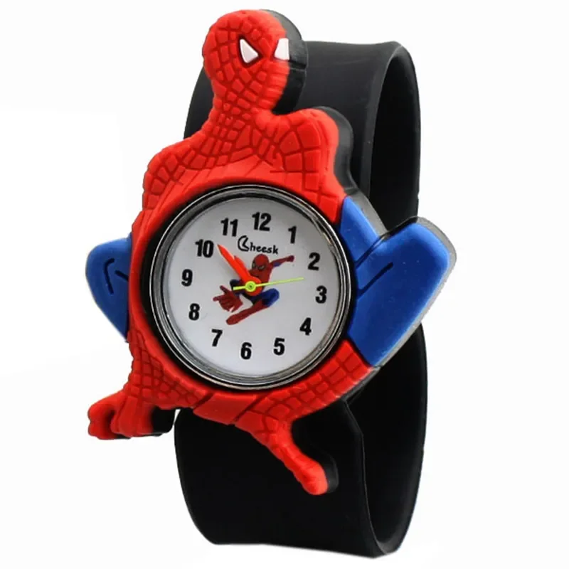 Atacado relógio infantil estudante crianças menino homem aranha relógios crianças silicone dos desenhos animados relógio relogio masculino crianças relógio