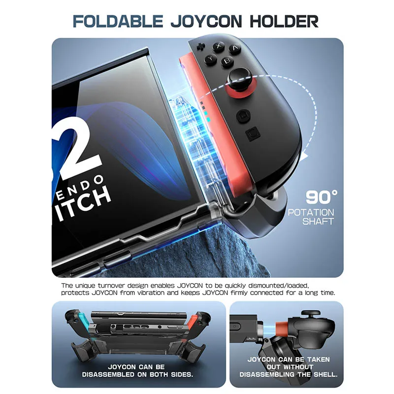Dockable Case For Nintendo Switch 2 2025 SUPCASE Blade Series TPU Grip Protective Cover Compatible with Joy-Con Controller