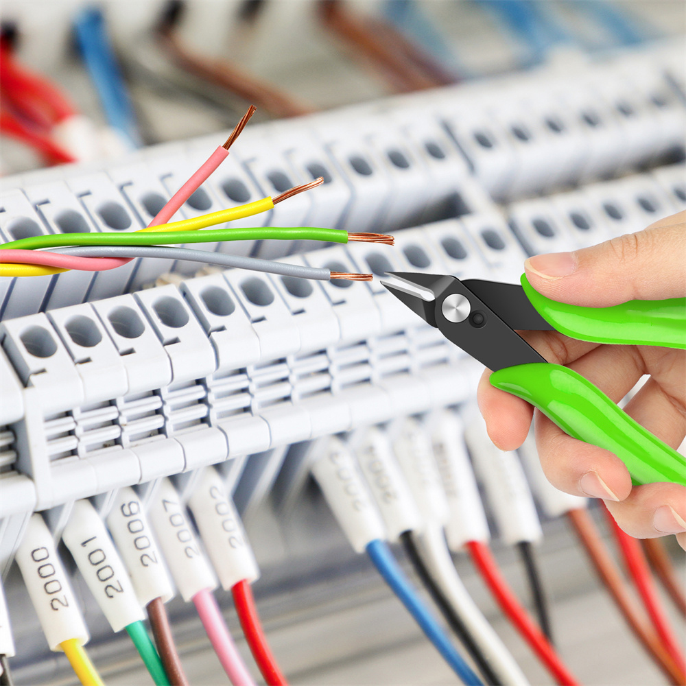 170 Nipper Wishful Clamp Wire Plier Cut Line Stripping Multitool Stripper Knife Crimper Crimping Cable Cutter Electric Forceps