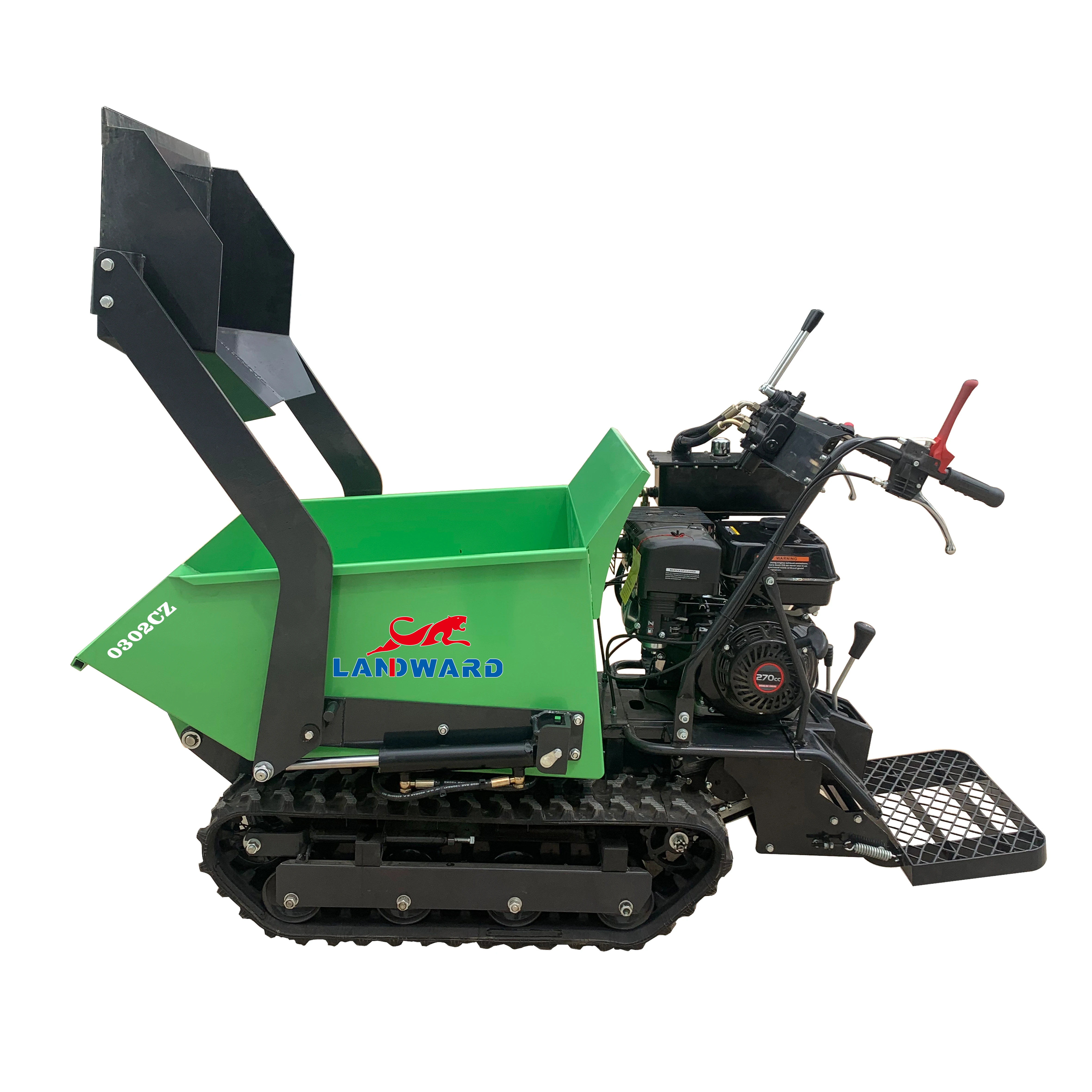 Factory Price Crawler Dumper 500kg Small WheelBarrow Farm Tracked Mini Dump Truck Self Loading Hydraulic Mini Dumper Customized