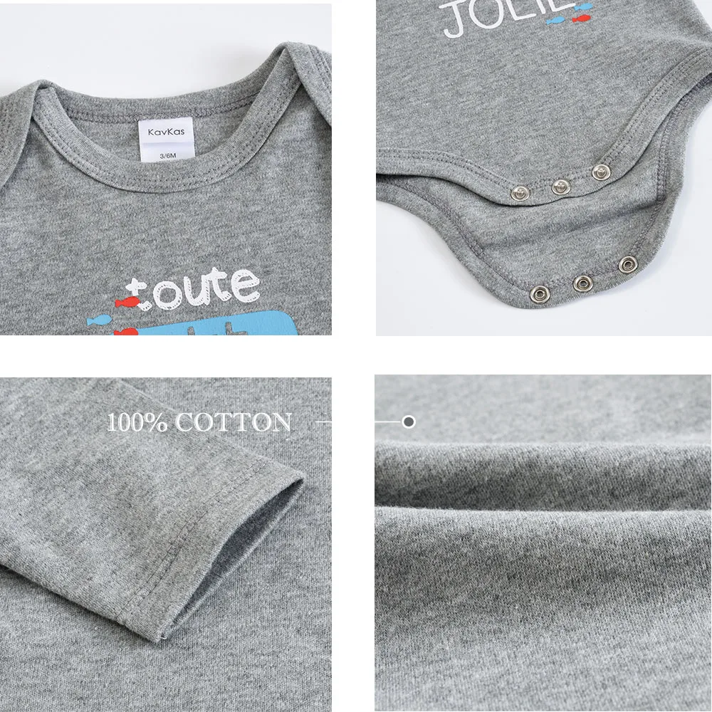 3 unids/lote de ropa para bebé recién nacido, pelele bonito para niño, mono de manga larga de algodón 100%, conjuntos de ropa para bebé, mono infantil de regalo de 0 a 24M