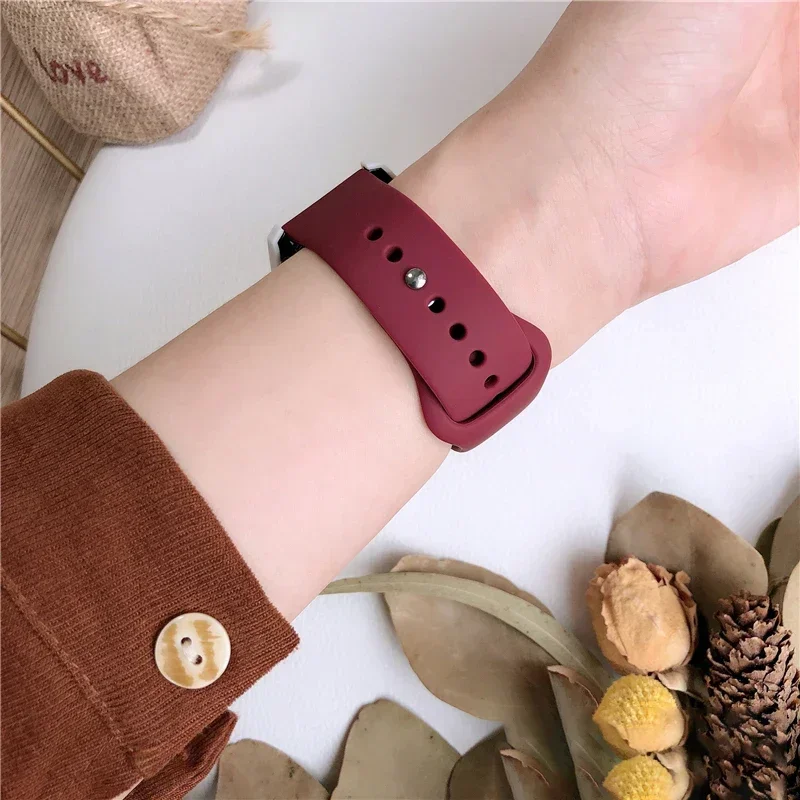 18 มม.20 มม.22 มม.สําหรับ Samsung Galaxy watch7 6/5/pro/4 คลาสสิกสร้อยข้อมือซิลิโคน Huawei watch GT 4-2-2e-3-3 pro 41 มม.46 มม.
