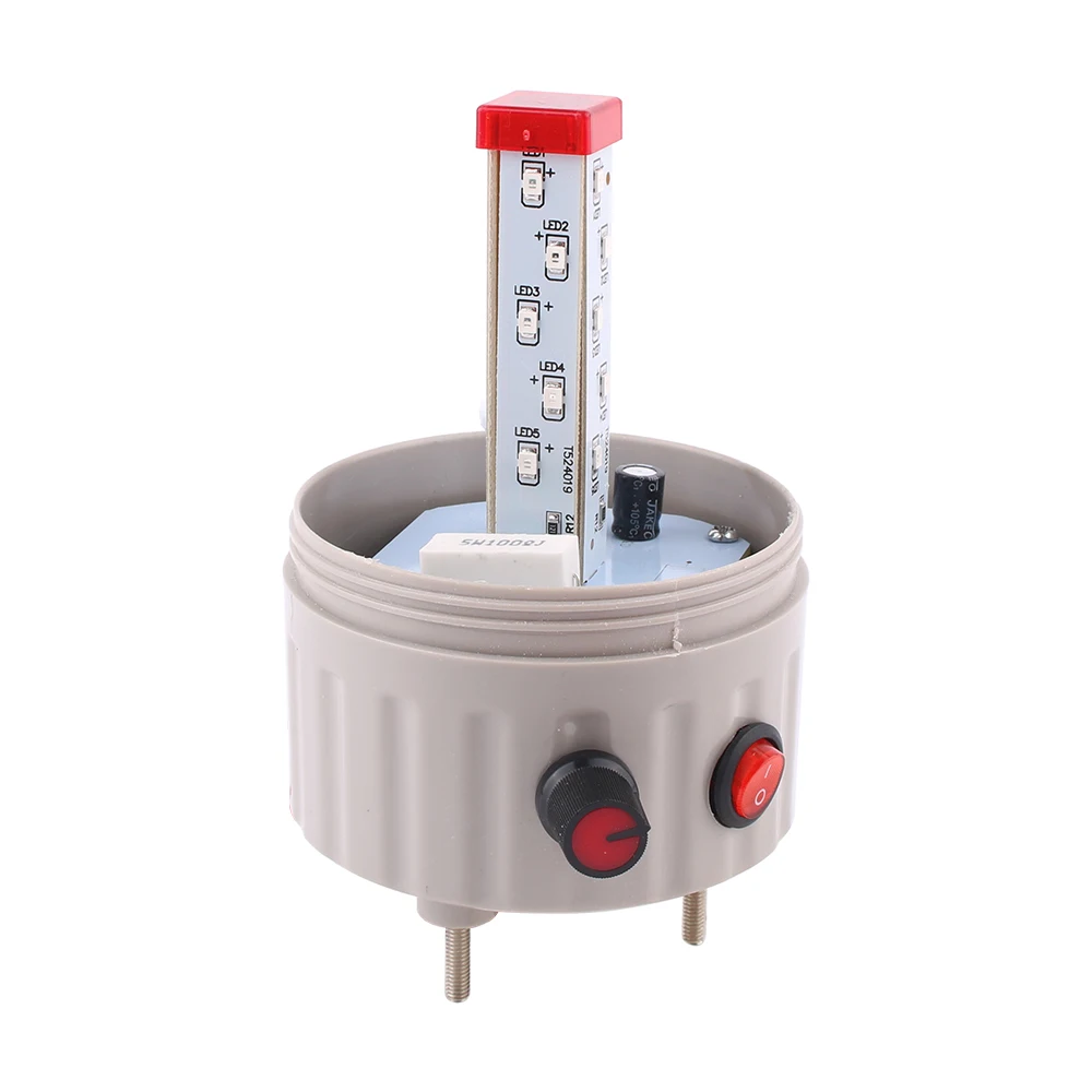 Volume Adjustable Alarm Light Rotating Flashing LED Lamp With Sound Warning Light 220V24V Light On Off Red