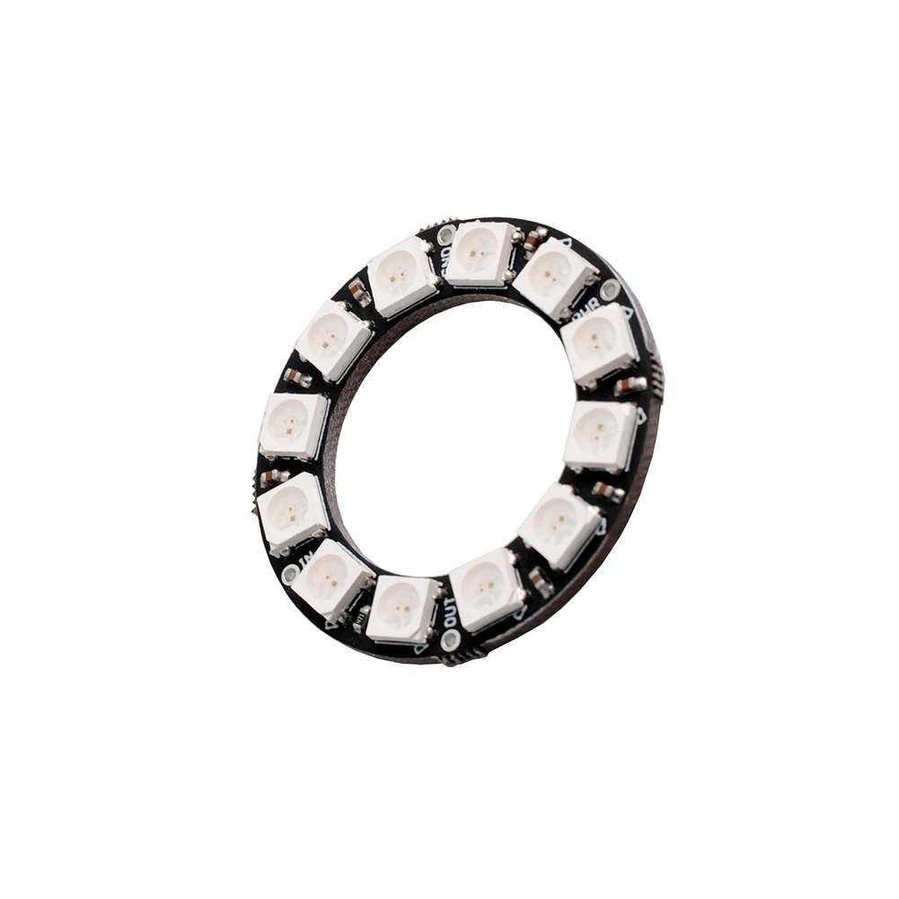 6PCS RGB LED Ring 12Bits WS2812 LEDs 5050 RGB LED Ring Lampe Licht mit Integrierte Treiber für Arduino DIY Kit