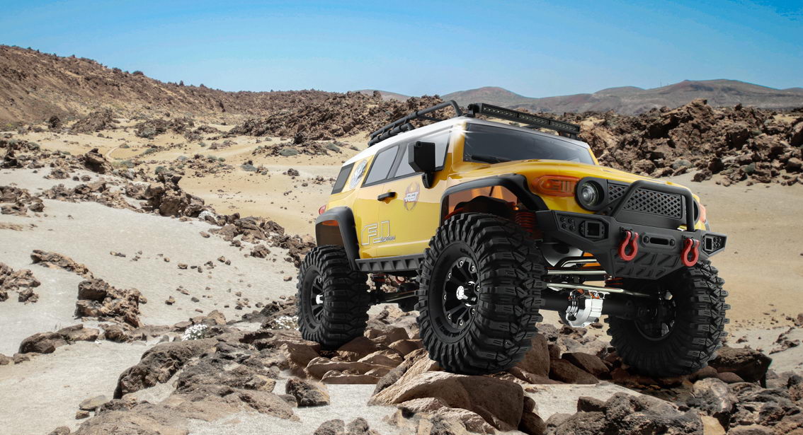 2021 RGT EX86120 2.4G 1:10 Scale FJ Cruiser 4WD Suv Models 1:10 RC Crawler Racing Car With Remote Control