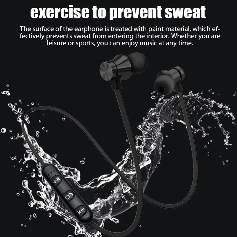 XT-11 Bluetooth 4.2 Drahtlose Kopfhörer Sport Headset Wasserdichte Ohrhörer Nackenbügel Magnetische Kopfhörer Mit Mikrofon Für Smartphones