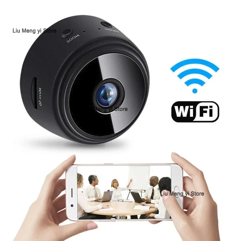 Mini cámara WiFi A9, grabadora de vídeo inalámbrica, cámara de protección de seguridad, cámara de monitoreo inteligente para el hogar para bebés y mascotas