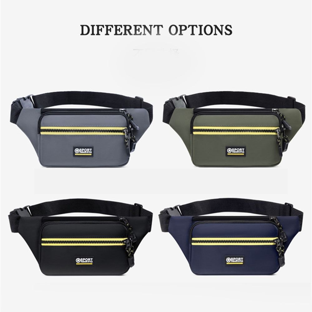 Waterproof Multifunctional Waist Bag Anti Theft Large Capacity Men Crossbdoy Chest Bag Wear-resistant Adjustable