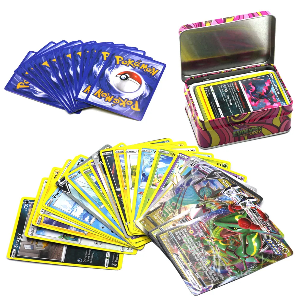 ポケモンコレクション 子供用ソリティア 鉄箱 バトルゲーム アニメコレクション 新品 カード42枚 ホビー エンターテイメント 誕生