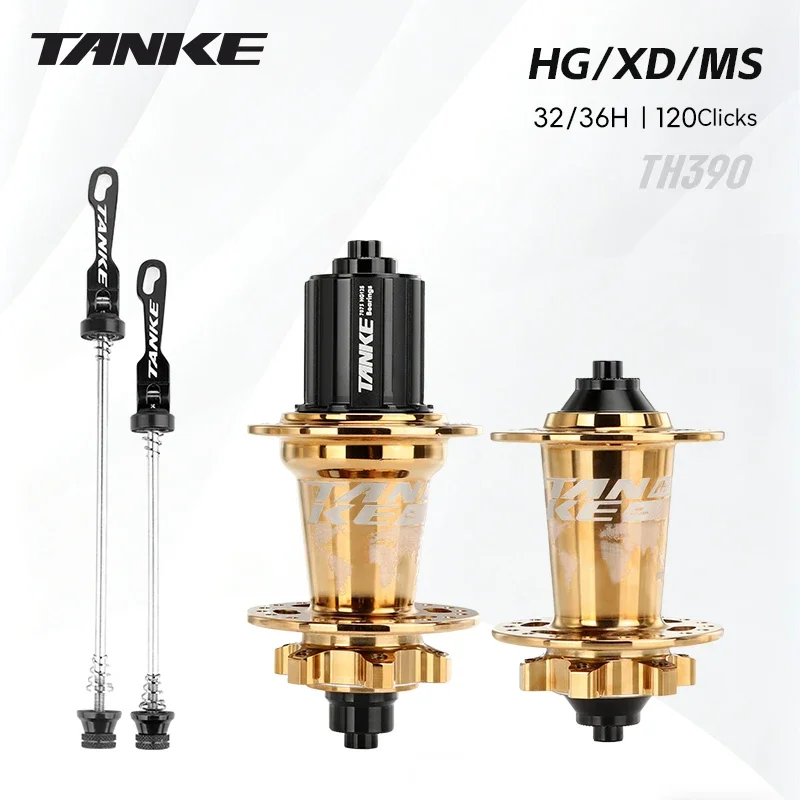 TANKE 120 Click Nabe 6 Lager Mountainbike MTB Nabe Vorne Hinten 32 36 Löcher QR Steckachse Austausch Scheibenbremse Fahrradnaben HG MS