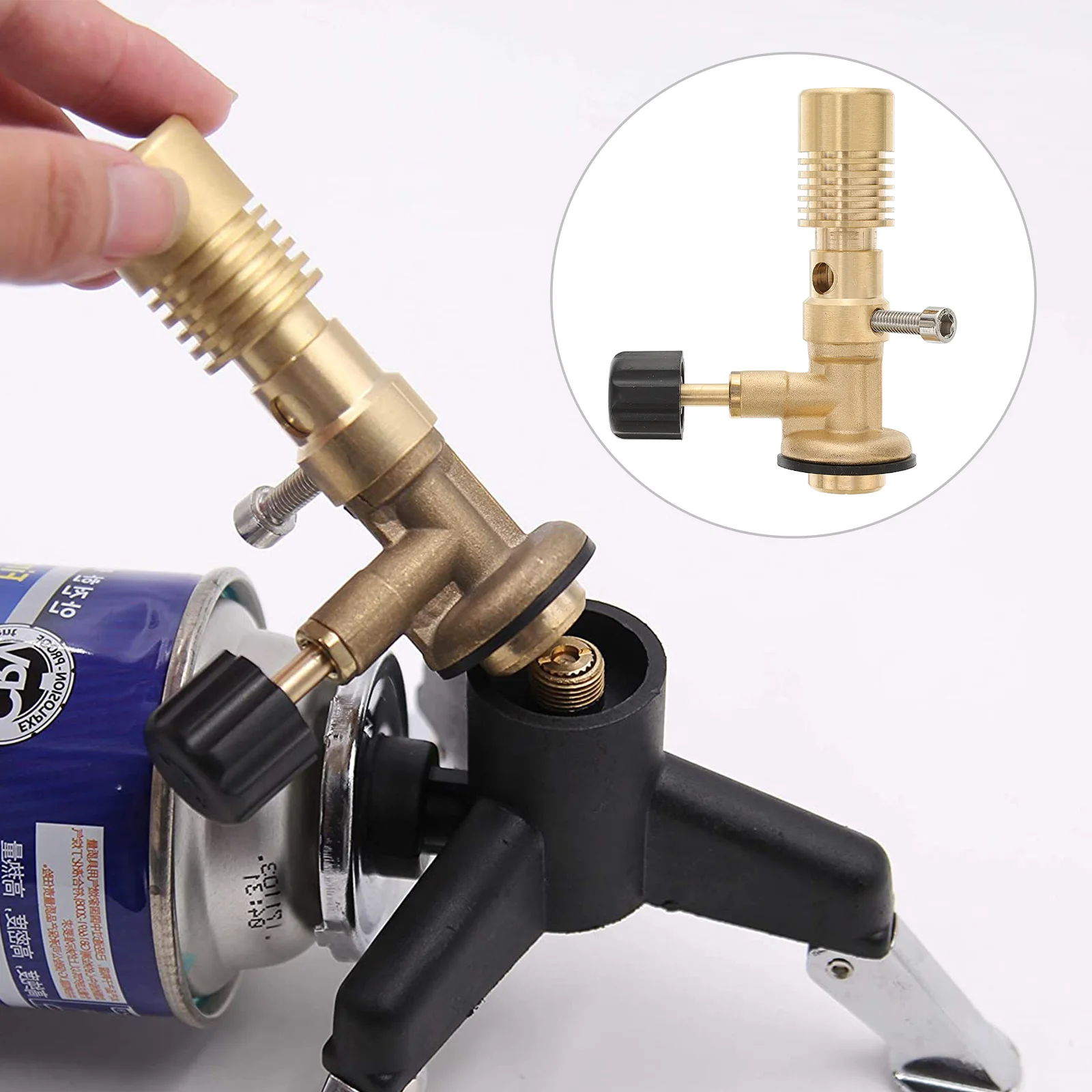 Blowtorch Griddles 황동 분젠 버너 프로판 가스 프리미엄 바베큐 야외 난방 공급 휴대용 실험실 미니 여행 헤드