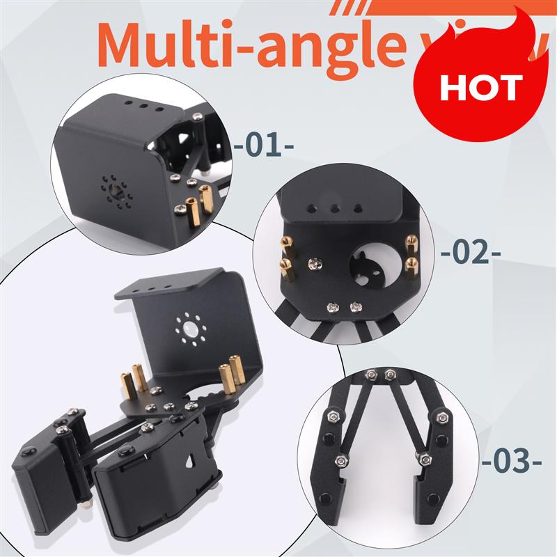Robô aberto grande garra pinça robô manipulador para braço robô kit diy robô programável Claw-B27C