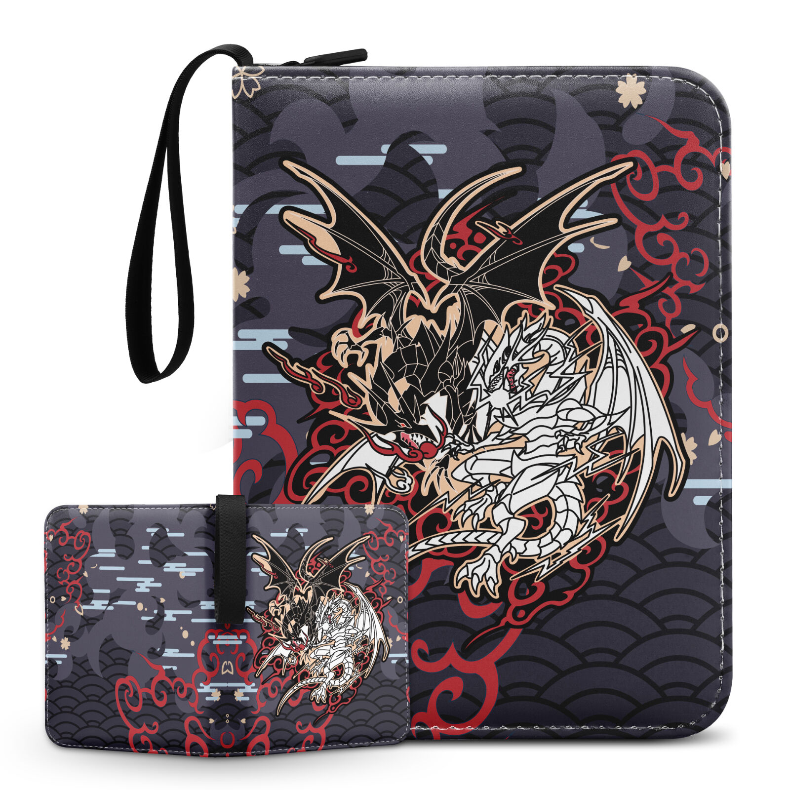 Yugioh TCG GAME Card Binder Yu-Gi-Oh Red-Eyes Black Dragon Держатель для карт Альбом 4-карманный держатель для коллекции карточных игр