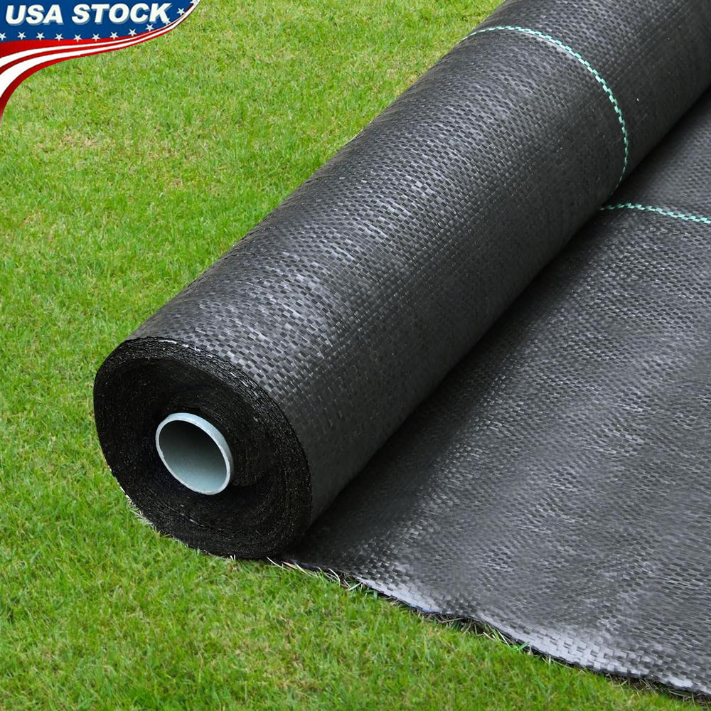 Heavy Duty Weed Barrier Landscape Fabric 3x300FT Durable Woven Geotextile Fabric Garden Weed Control Permeable & Breathable Weed